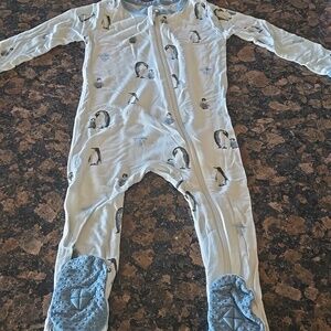 Kyte BABY Penguin Long Sleeve Footie Pajamas